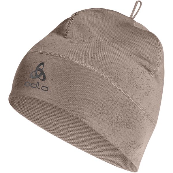 Czapka ODLO Polyknit Warm Reflective Hat. Szare czapki damskie ODLO, bez wzorów, z elastanu. Za 116.29 zł.