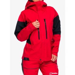Kurtka GORE TEX damska Berghaus MTN Guide GTX Pro Jacket. Czerwone kurtki sportowe damskie Berghaus, bez wzorów, z gore-texu, bez ramiączek, bez kaptura, trekkingowe, gore-tex. Za 1,889.99 zł.