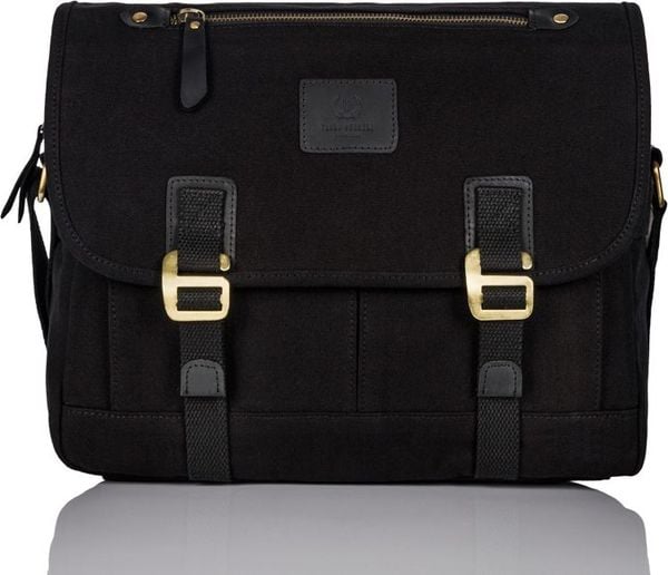 Paolo Peruzzi TORBA MĘSKA CZARNA NA RAMIĘ T-17-BL. Czarne torby na ramię męskie Paolo Peruzzi, na ramię. Za 281.45 zł.