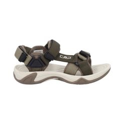 Sandały turystyczne damskie CMP Hamal. Zielone sandały damskie CMP, bez wzorów, bez obcasa, bez zapięcia. Za 133.79 zł.