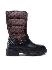 MICHAEL Michael Kors Botki Layton Bootie 40F2LTFE5Y Czarny. Czarne botki damskie MICHAEL Michael Kors, bez wzorów, ze skóry, bez obcasa, na płaskiej podeszwie, bez zapięcia. Za 1,319.00 zł.
