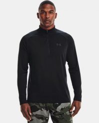 Bluza treningowa męska Under Armour Tech 2.0 1/2 ZIP (1328495-001). Czarne bluzy męskie Under Armour, m, bez wzorów, sportowe, bez ramiączek, bez kaptura. Za 209.00 zł.