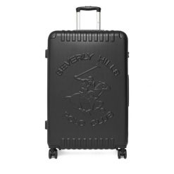 Walizka duża Beverly Hills Polo Club. Czarne walizki damskie Beverly Hills Polo Club, bez wzorów, duże. Za 399.99 zł.