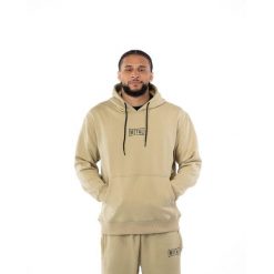 Bluza z kapturem Metal Boxe Desert Storm. Brązowe bluzy damskie METAL BOXE, l, bez wzorów, z bawełny, bez ramiączek, z kapturem. Za 328.00 zł.