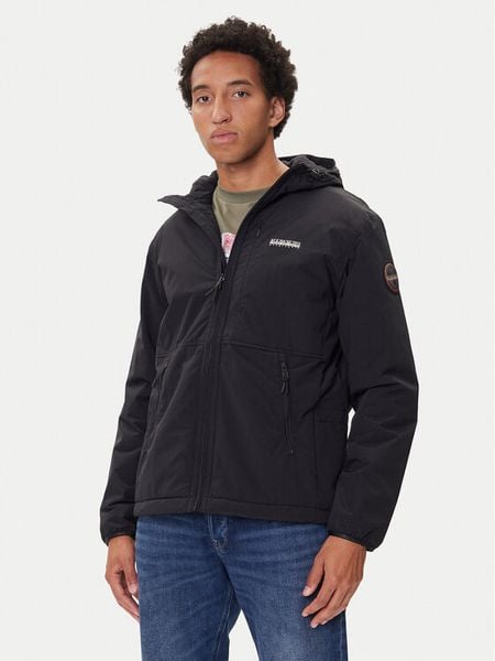 Napapijri Kurtka przejściowa A-Tundra Wint 1 NP0A8928 Czarny Regular Fit. Czarne kurtki męskie Napapijri, m, bez wzorów, z syntetyku, bez kaptura. Za 931.28 zł.