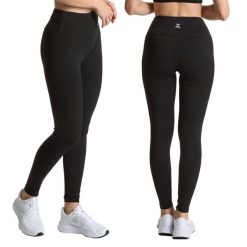 Legginsy damskie XTREXO Trexi Leggings. Czarne legginsy damskie TREXO, bez wzorów. Za 53.99 zł.