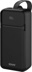 SAVIO BA-10 POWERBANK 30000 mAh, czarny. Czarne powerbanki Savio. Za 97.01 zł.