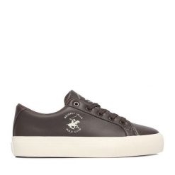 Tenisówki Beverly Hills Polo Club. Brązowe trampki i tenisówki damskie Beverly Hills Polo Club, bez wzorów, bez zapięcia. Za 179.99 zł.