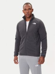The North Face Polar Glacier NF0A89JG Szary Regular Fit. Szare bluzy sportowe męskie The North Face, m, bez wzorów, z polaru, bez kaptura. Za 379.99 zł.
