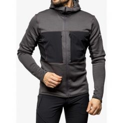 Bluza polarowa męska Berghaus MTN Guide MW Hoody. Szare bluzy sportowe męskie Berghaus, na zimę, m, bez wzorów, z polaru, bez kaptura, narciarskie. Za 492.99 zł.