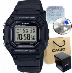 Zegarek Casio Zegarek męski BRANDO-1AVEF z GRAWEREM. Brązowe zegarki męskie Casio, bez wzorów. Za 229.90 zł.