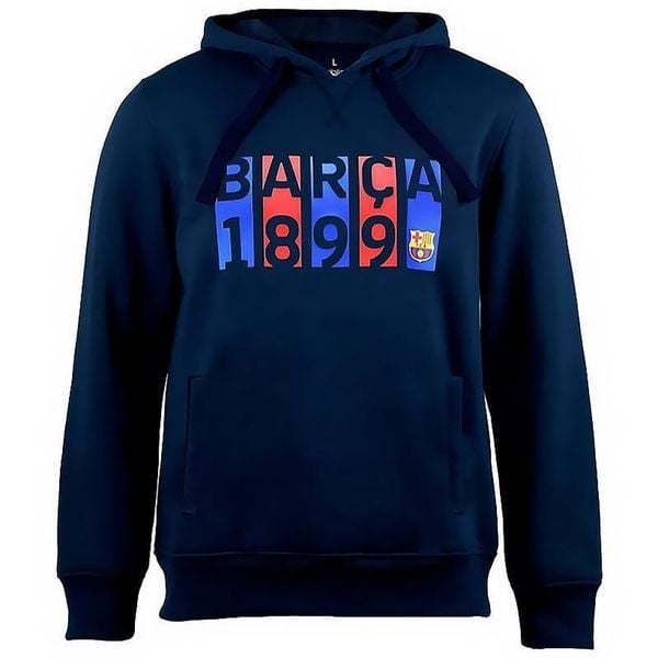 Bluza z kapturem Barça 2024-25 - XL. Niebieskie bluzy damskie FC BARCELONA, s, bez wzorów, z bawełny, bez ramiączek, z kapturem. Za 292.83 zł.