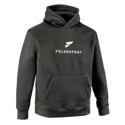 Bluza rozgrzewkowa Slopers. Czarne bluzy męskie FELSENFEST, bez wzorów, z bawełny, bez kaptura, wspinaczkowe. Za 289.99 zł.