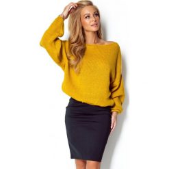 Wełniany sweter oversize i299. Swetry nierozpinane damskie Fimfi, m, bez wzorów, z wełny, bez kołnierzyka, bez ramiączek. Za 129.00 zł.
