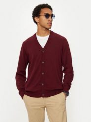 U.S. Polo Assn. Kardigan MUP2238 Czerwony Regular Fit. Czerwone swetry męskie U.S. Polo Assn., l, bez wzorów, z bawełny, bez kołnierzyka, bez ramiączek. Za 139.99 zł.