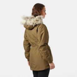 Parka damska z kapturem Helly Hansen Coastal. Brązowe parki damskie Helly Hansen, na zimę, bez wzorów, z kapturem. W wyprzedaży za 1,027.25 zł.