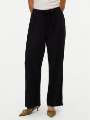 Vero Moda Spodnie materiałowe Linn 10305091 Czarny Loose Fit. Czarne spodnie materiałowe damskie Vero Moda, bez wzorów, z materiału. Za 119.99 zł.