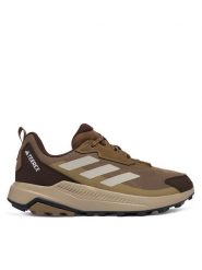 Adidas Trekkingi Terrex Anylander Hiking Shoes KJ0864 Brązowy. Brązowe buty zimowe męskie Adidas, z materiału, bez zapięcia. Za 328.99 zł.