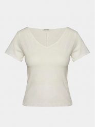 American Vintage T-Shirt Aksun AK02DE24 Biały Regular Fit. Białe t-shirty damskie American Vintage, m, bez wzorów, z bawełny, vintage, bez kołnierzyka, bez ramiączek. Za 149.99 zł.