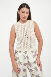 Sweter damski pleciony Emiro MARELLA MONOCHROME. Swetry nierozpinane damskie Marella, m, bez wzorów, bez kołnierzyka, bez ramiączek. Za 819.00 zł.