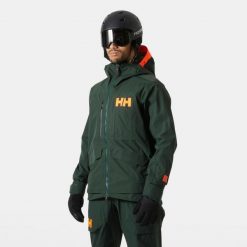 Kurtka narciarska Helly Hansen Ridge Infinity. Czarne kurtki sportowe męskie Helly Hansen, na zimę, m, bez wzorów, bez kaptura, narciarskie. W wyprzedaży za 2,565.00 zł.