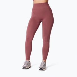 Damskie legginsy bezszwowe Carpatree Dopamine Buzz. Brązowe legginsy damskie Carpatree, s, bez wzorów, z materiału, z podwyższonym stanem, na fitness i siłownię. Za 229.99 zł.