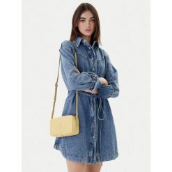 Torebka Calvin Klein. Żółte listonoszki damskie Calvin Klein, bez wzorów, bez dodatków. Za 239.99 zł.