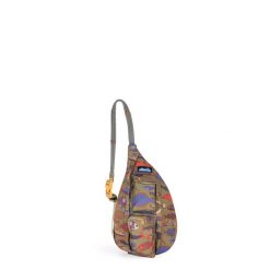 Plecak miejski Kavu Mini Slingback - fish tessellate. Zielone plecaki damskie KAVU, bez wzorów. Za 219.99 zł.