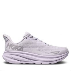 Buty do biegania Hoka. Fioletowe obuwie sportowe damskie HOKA, bez wzorów, bez zapięcia, do biegania. Za 599.99 zł.