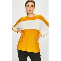 Only - Sweter. Żółte swetry nierozpinane damskie ONLY, m, bez wzorów, z dzianiny, bez kołnierzyka, bez ramiączek. W wyprzedaży za 79.90 zł.