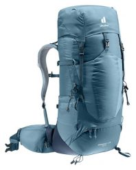 Plecak trekkingowy Deuter Aircontact Lite 40 + 10 - atlantic/ink. Niebieskie plecaki męskie Deuter, bez wzorów, z materiału. Za 736.99 zł.