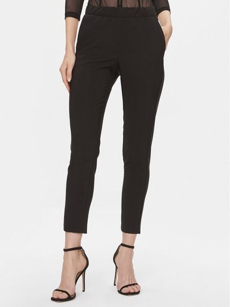 Imperial Bluzka PSR8GER Czarny Relaxed Fit. Czarne bluzki damskie Imperial, s, bez wzorów, z syntetyku, bez kołnierzyka, bez ramiączek. Za 169.99 zł.