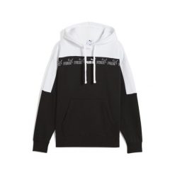 Damska bluza z kapturem Around the Block PUMA Black. Czarne bluzy damskie Puma, bez wzorów, z dzianiny, sportowe, bez ramiączek, z kapturem. W wyprzedaży za 184.00 zł.