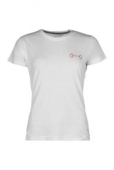 T-shirt HKM Excellent. Niebieskie t-shirty damskie HKM, xs, bez wzorów, z materiału, bez kołnierzyka, bez ramiączek. Za 124.50 zł.