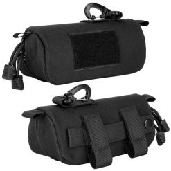Półsztywne etui na okulary molle z karabińczykiem. Czarne okulary przeciwsłoneczne damskie SPORTENZIA. Za 114.99 zł.