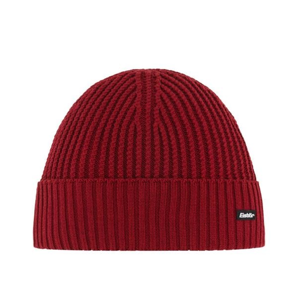 Czapka z wełną merino unisex Eisbar Nordic MU. Czerwone czapki damskie Eisbar, bez wzorów, z wełny, sportowe. Za 151.00 zł.