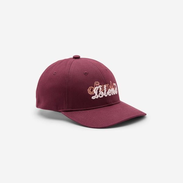 Czapka z daszkiem Baseball Elementals. Fioletowe czapki damskie Decathlon, bez wzorów, z bawełny, klasyczne. Za 29.99 zł.