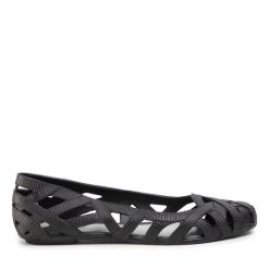 Baleriny Melissa. Czarne balerinki damskie Melissa, bez wzorów, bez obcasa, bez zapięcia. Za 319.99 zł.