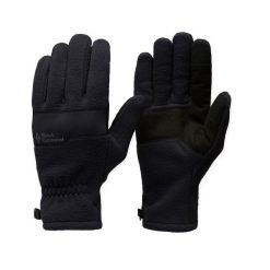 Rękawiczki polarowe Black Diamond Everyday Fleece Gloves pięciopalczaste. Czarne rękawiczki męskie Black Diamond, bez wzorów, z polaru. Za 109.99 zł.