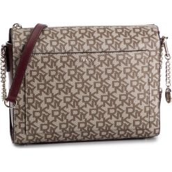 Torebka DKNY - Bryant Med Bx Crsbody R74EJ005 Chn Lg/Bldred QLA. Brązowe listonoszki damskie DKNY, bez wzorów, ze skóry ekologicznej, bez dodatków. W wyprzedaży za 509.00 zł.