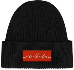 Odzież Beanies unisex SkatePro RIDE THE LINE Czapka Beanie - Czarny. Czarna czapki damskie SKATEPRO, bez wzorów, sportowe. Za 75.99 zł.