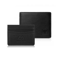 Zestaw prezentowy dla niego portfel męski skórzany T-67 i etui na karty T-151 Paolo Peruzzi ZUP-147-BL. Czarne portfele męskie Paolo Peruzzi, bez wzorów, z materiału. Za 79.00 zł.