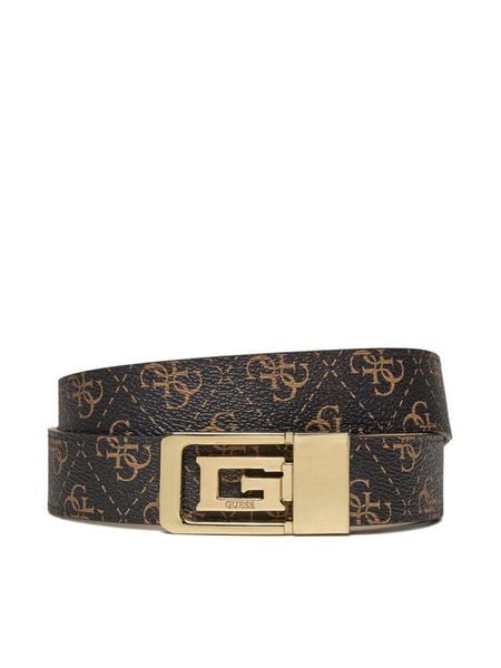 Guess Pasek Damski BW9207 P5130 Brązowy. Brązowe paski damskie Guess, z aplikacjami, ze skóry. Za 179.99 zł.