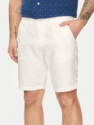 Guess Szorty materiałowe M4GB59 WG8B0 Écru Regular Fit. Szorty męskie Guess, z aplikacjami, z bawełny. Za 239.99 zł.