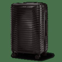 Walizka DUŻA WINGS PC SEA EAGLE 2.0 28" BLACK. Czarne walizki męskie Wings, bez wzorów, z materiału, duże. Za 289.90 zł.