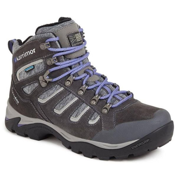 Buty trekkingowe damskie Karrimor Bodmin Winter Lady. Szare obuwie trekkingowe damskie Karrimor, bez zapięcia. W wyprzedaży za 287.99 zł.