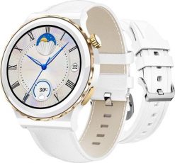 Smartwatch Rubicon RNCE92 Biały (RNCE92). Białe zegarki smartwatch Rubicon, bez wzorów. Za 179.00 zł.