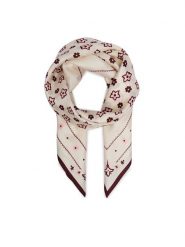 Coach Chusta jedwabna 29CEH36 Kremowy. Białe rękawiczki damskie Coach, bez wzorów, z jedwabiu. Za 399.99 zł.