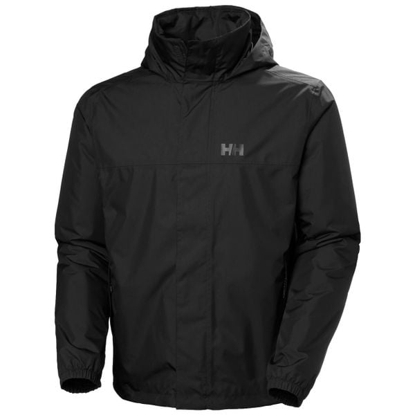 Kurtka wodoodporna Helly Hansen Vancouver. Czarne kurtki męskie Helly Hansen, na lato, l, bez wzorów, z materiału, z kapturem. Za 745.30 zł.