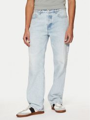 AMI Paris Jeansy UTR500.DE0027 Niebieski Straight Fit. Niebieskie jeansy męskie AMI PARIS, z bawełny. Za 1,079.00 zł.